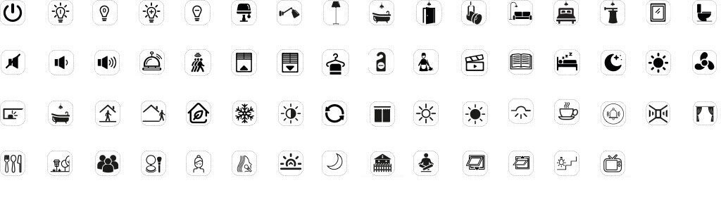 smart home icons